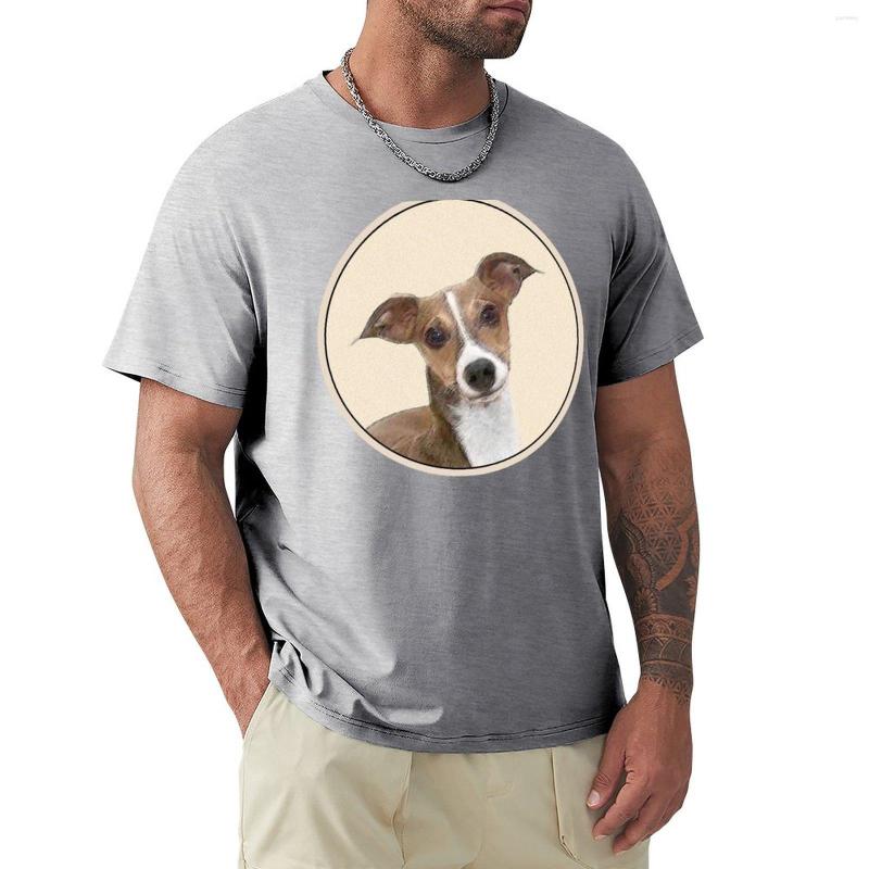 

Men' Polos Italian Greyhound T-Shirt For A Boy Man Clothes Tees Hippie Black T Shirts Men, Purple