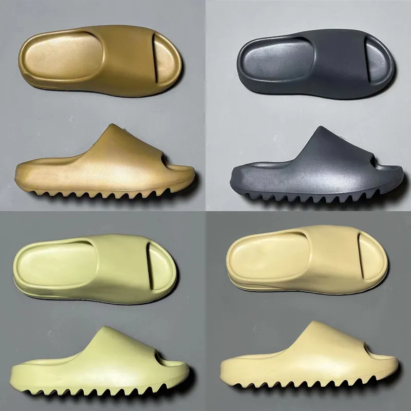 

Fashion Designer Slipper Mens Slides Sandal Shoes Clog Desert Sand Ararat Rubber Flat Man Woman Beach Slippers, 2#