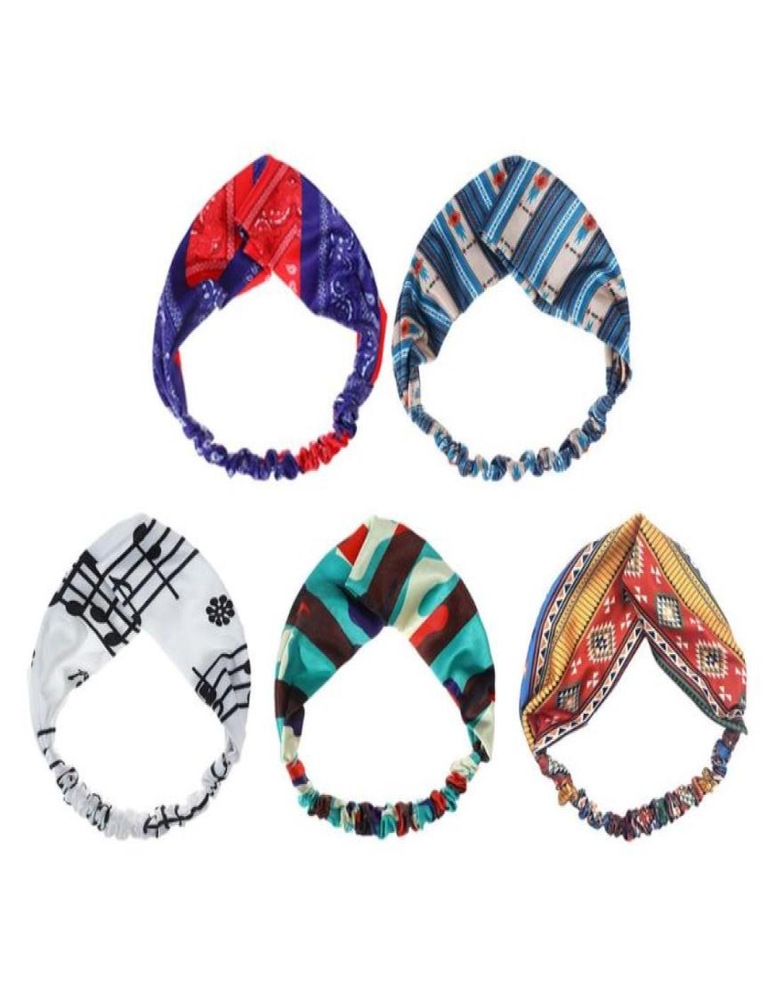 

Bandanas 5pcs Creative Fitness Headbands Elastic Sports For Outdoor Head DecorsBandanas2369107