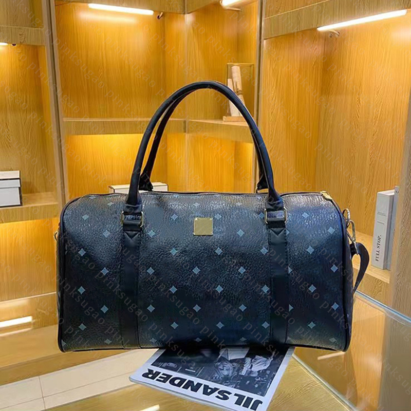 

Pink Sugao women and men shoulder tote bags travel bag handbagshigh quality large capacity fashion purse Luxury girl designer shopping bag Luggage Bags NMS-0407-45, Black