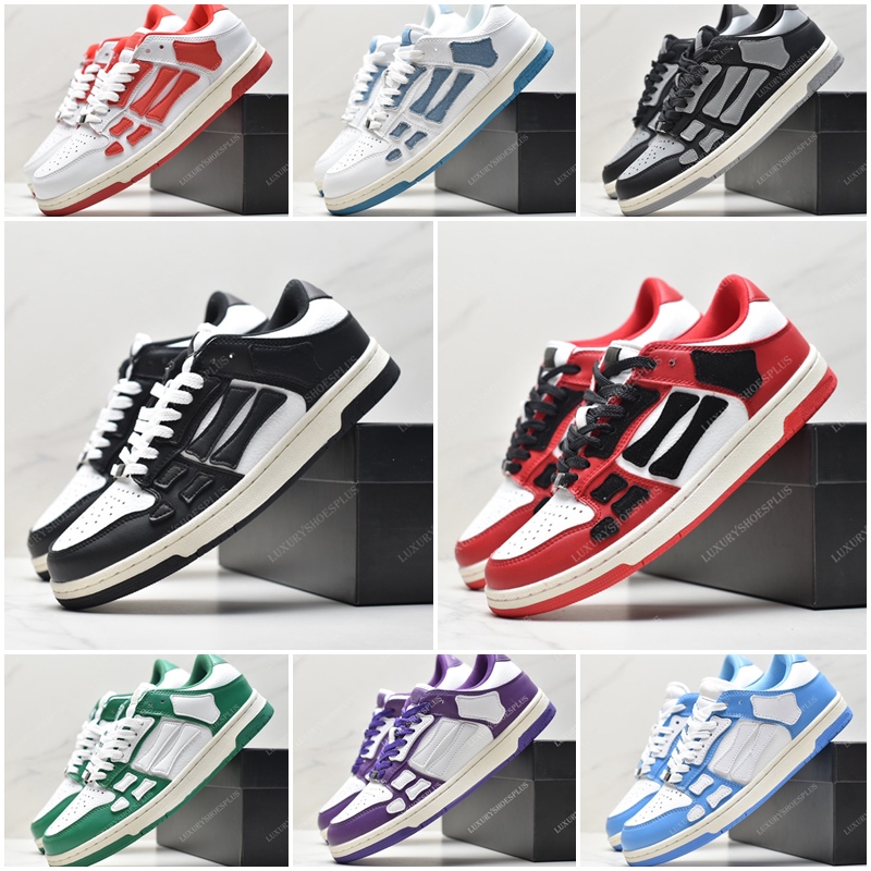 

2023 Designer Shoes Fashion Shoe Leather Sneaker Women Men Sneakers Breathble Mesh Bone Trainer High-quality Trainers Platform Lace-up, # 10