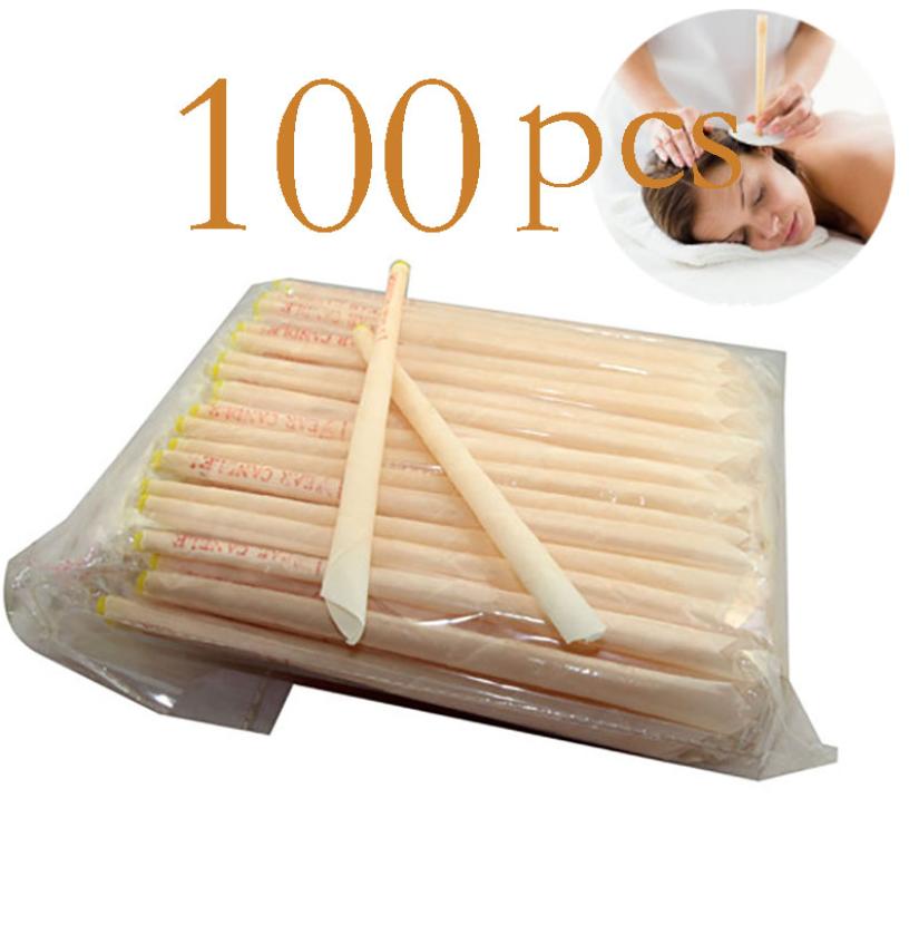 

100pcs Ear Cleaner Easr Candle Beeswax Good Product Hopi Ear Wax Indian Coning Fragrance Cleaning Ears Candle Wax Removal Tool1236863499