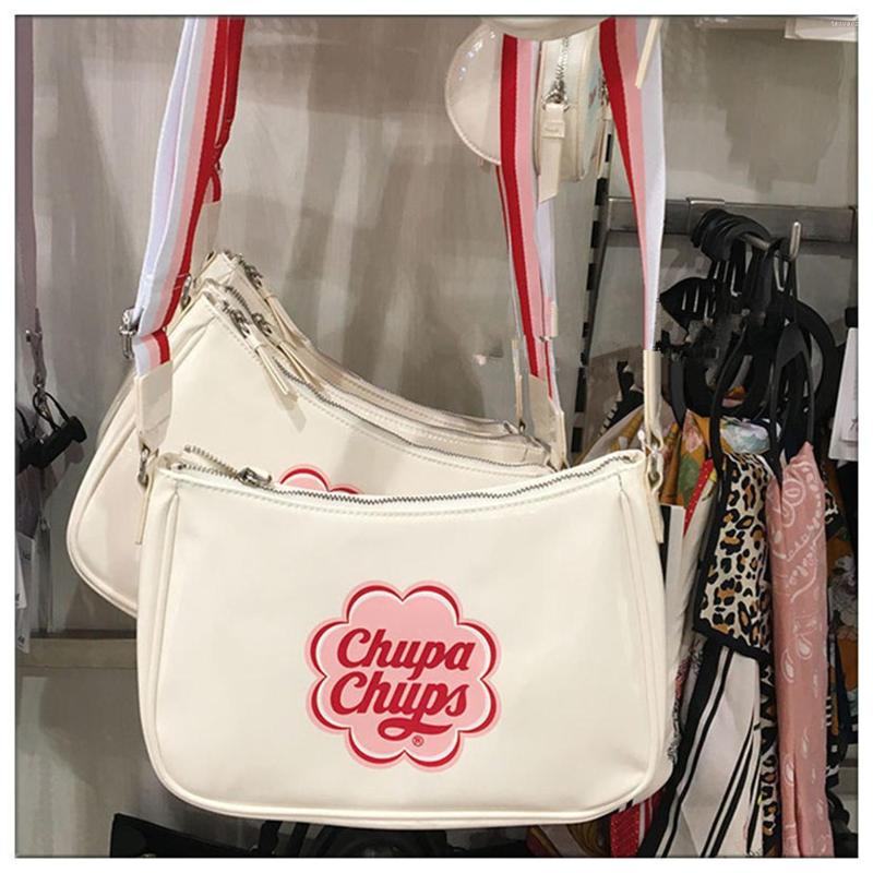 

Evening Bags Designer Handbags For Women 2023 Patent Leather Solid Colors Fashion Cute Y2K Japanese Sweet Hobos Shoulder Female Purses, B165-white
