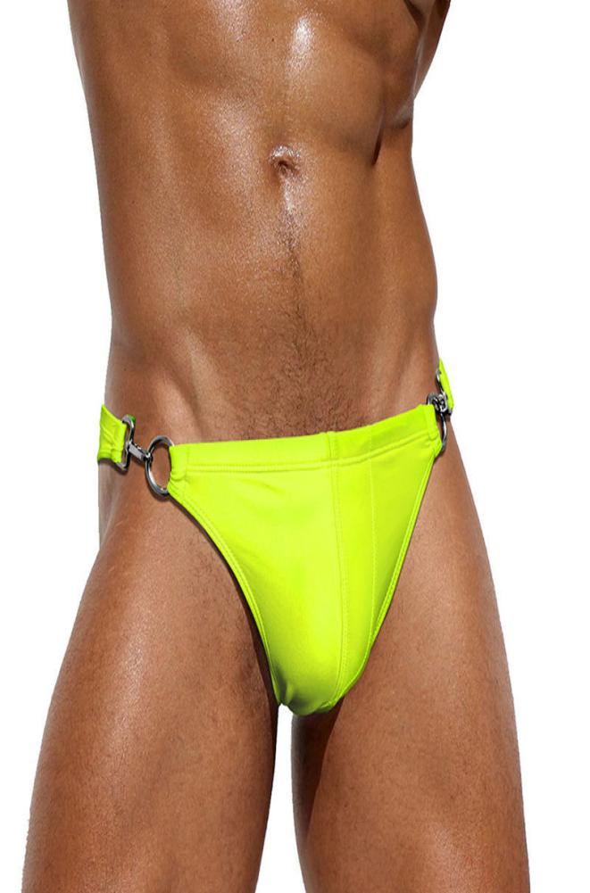 

Swim wear Metal Lock Bikini wear Mens Briefs Sexy ming Trunks For Man Gay suit Desmiit Bathing Suit Beach Shorts Tanga DM 2211071594149