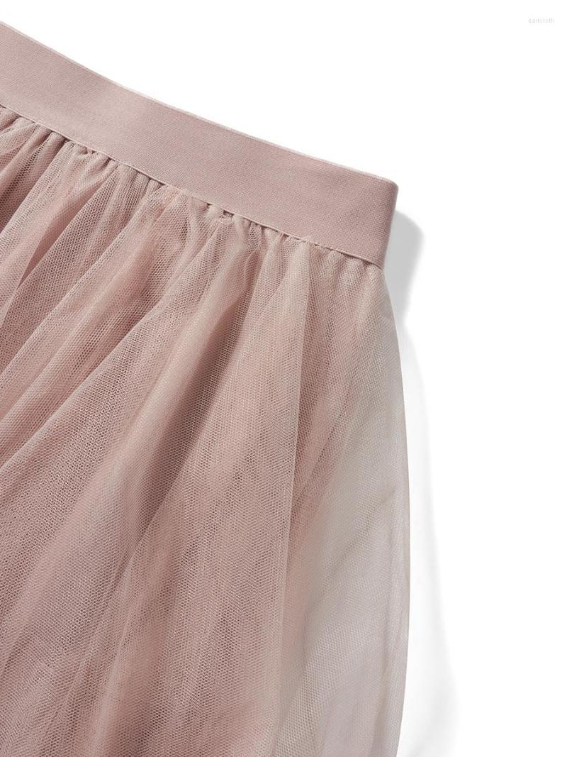 

Skirts Elegant Mesh Tulle Midi Skirt With Fluffy Layers And Irregular Hemline - Perfect For Prom Parties Special Occasions, F-blue