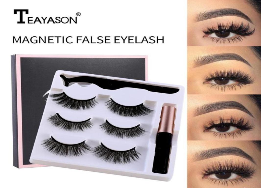 

35Pairs Magnetic Eyelash set Magnet Liquid EyelinerMagnetic LashesTweezer Set Waterproof Long Lasting Eyelash Extension TSLM17657917