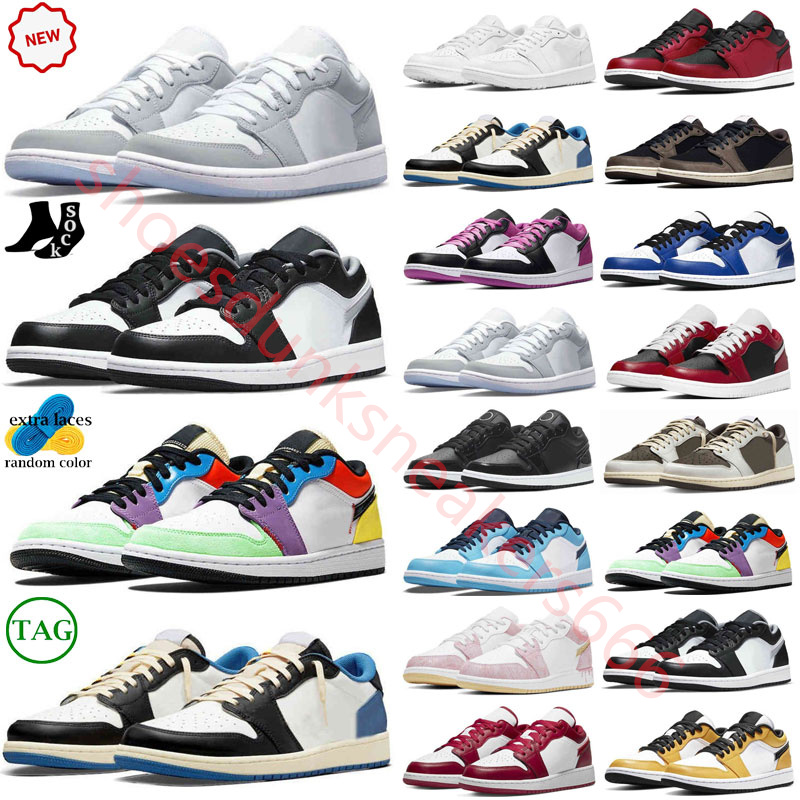 

University Blue jumpman 1 Basketball Shoes Men 1s Women Sneakers black cat Chicago High Hyper Royal Barely Orange Digital Pink sports shoes Trainers sneakers, Color#10