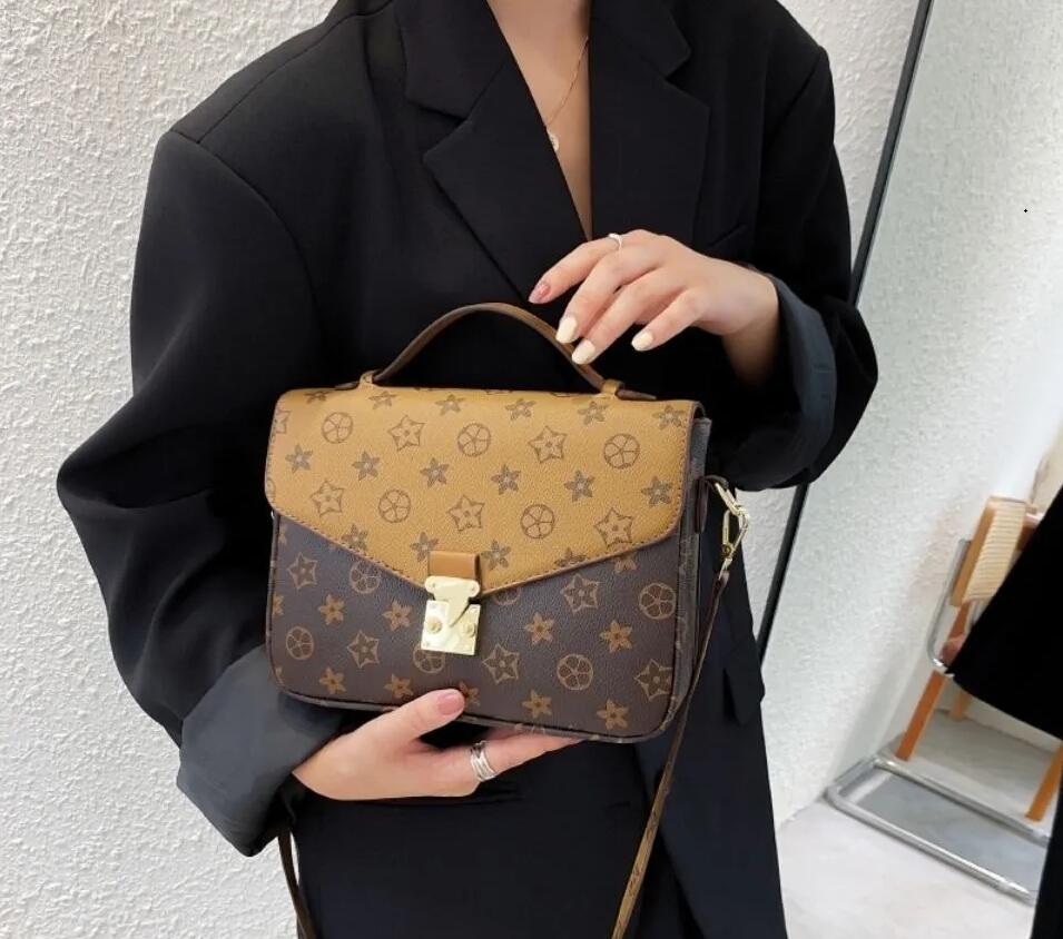 

M40780/M41487 Pochette Handbag Women Luxury Designer metis Bags Handbags Lady Messenger Fashion Shoulder Bag Crossbody Tote Wallet Purse, Bags-black