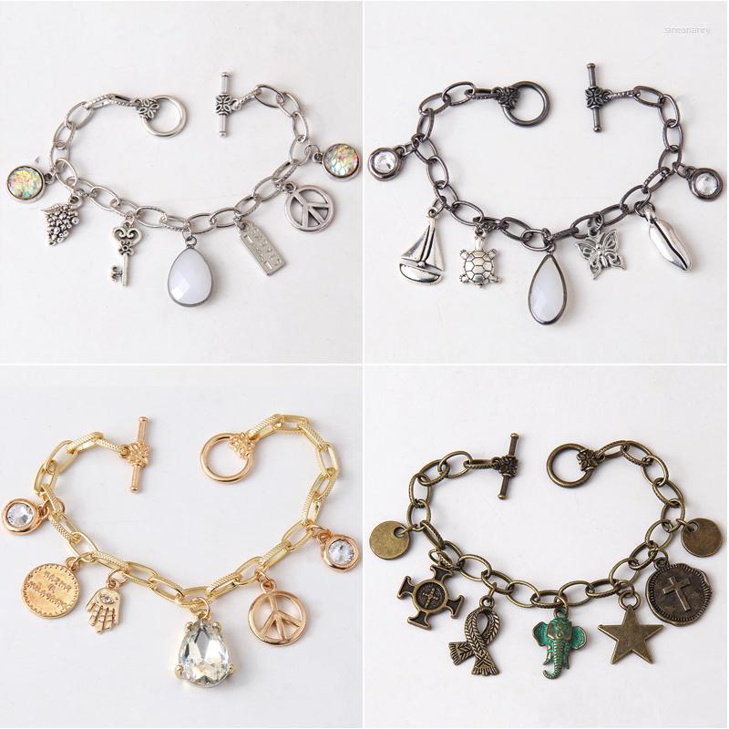 

Strand RH Fashion Jewelry Link Charm Dorp Bracelet For Women Gift DropShip