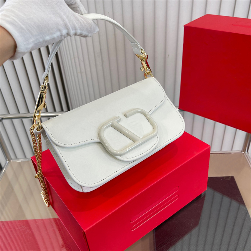 

5 Colors Designer Bag Chain Shoulder Bag Women Tote Bags Hasp Luxury Leather Crossbody Bags 20cm Fashion Handbag Men, 1 no box