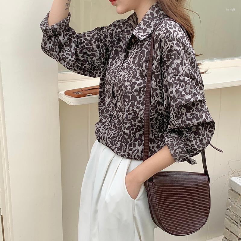 

Women's Blouses Wholesale 2023 Spring Summer Autumn Fashion Casual Ladies Work Women Blouse Woman Overshirt Female OL At5132X, Gray