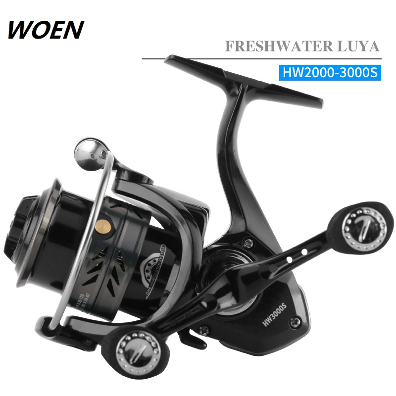 

WOEN Luya Lake fishing reel HW3000 bevel Wire cup Double rocker arm Spinning wheel