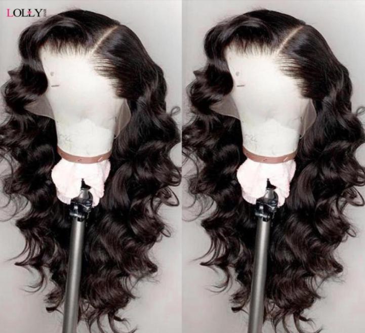 

loose wave wig lace front human hair brazilianremy lace frontal wig preplucked closure pig for women76427685253970, Black