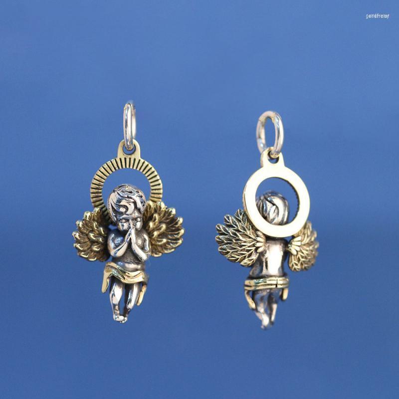 

Pendant Necklaces Classic Punk Greek Mythology Style Metal Cute Angel Cupid Necklace For Men Women Lucky Prayer Amulet JewelryPendant Gord22