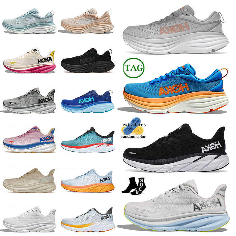 

2023 Hoka One Clifton 9 Running Shoes for Men Women Free People Harbor Mist Coastal Sky Shifting Sand Hokas Bondi 8 Airy Blue Outdoor Sneakers 36-45, B14 bellwether blue 36-45