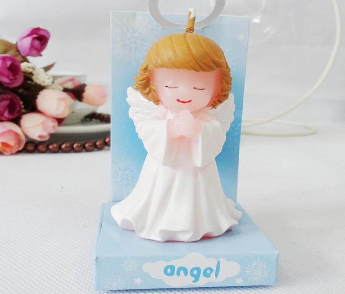 

FEIS Whole Angel Wedding And Birthday Candles Little angel Smokeless candle Quality wedding favors Birthday Cake Candle 8613112, White
