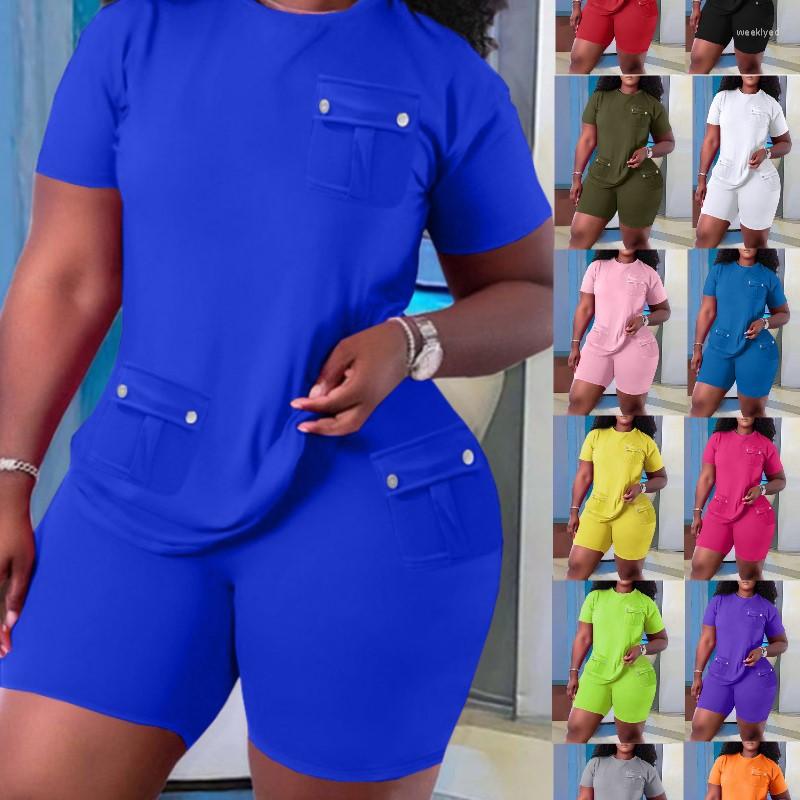 

Women's Tracksuits Casual Loose Summer Women's Home Top And Shorts Sets 2023 Solid Sports 2 Piece Club Set Elegant Womens Outfits, Black