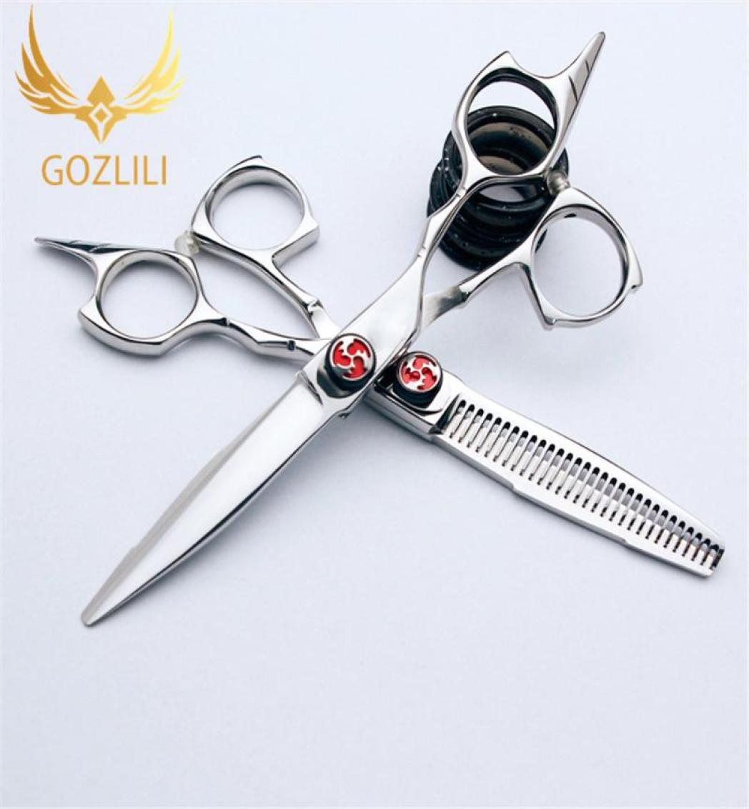

Hair Scissors GOZLILI 55 Inch Japan440c Steel Professional Hairdressing Hairstyling Tools Hairstylist4774633