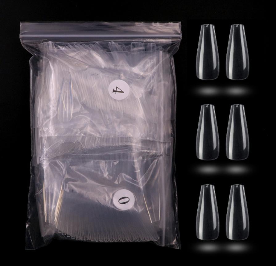 

38 Colors Fake Nail Artificial Press on Long Ballerina Clear Natural White False Coffin Nails Art Tips Full Cover Flase Nails 500P7438750, Gold