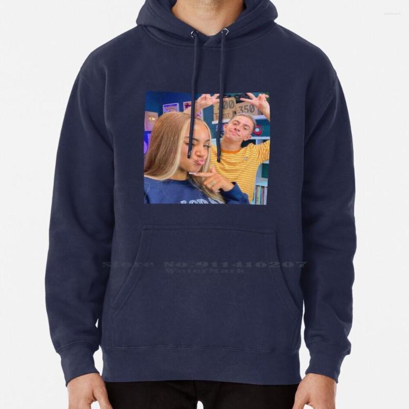 

Men's Hoodies Wejdene X Michou Hoodie Sweater 6xl Cotton Cute Team Croutons Youtube Influencer Music Women Teenage Big Size Pullover, Teenhoodie-white