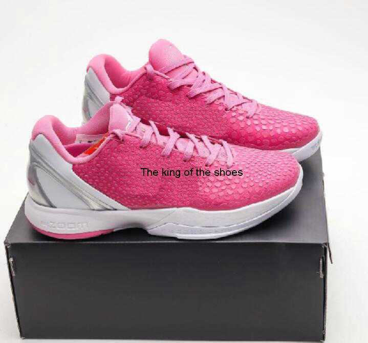 

Basketball shoes 2023 Black Mamba Forever 6 VI Mambacita Men high quality Durant Irving James Proto 6s VI Grinch Think Pink Metallic Gold sneakers a6