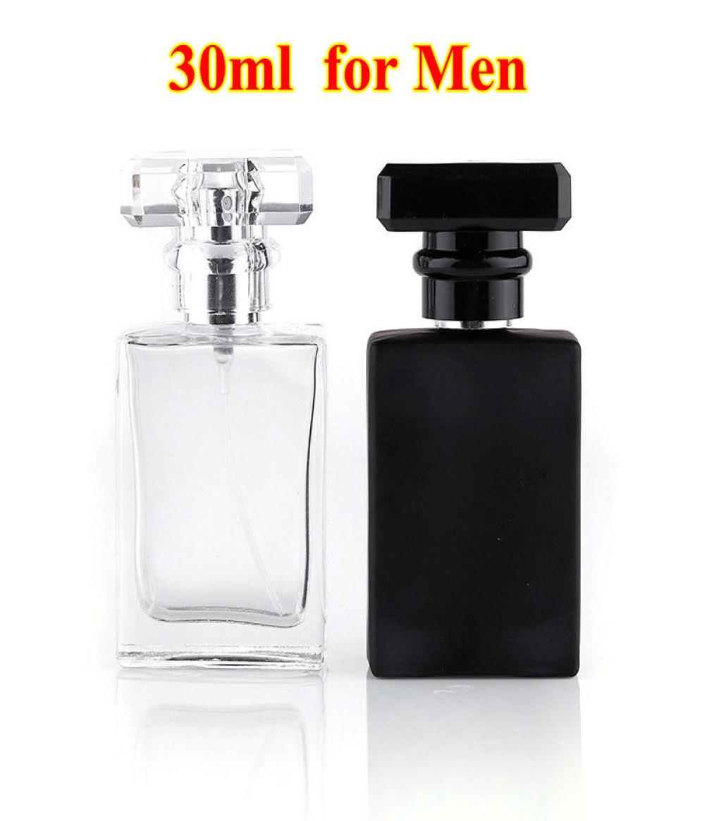 

FACTORY Men039s 30ml Glass Perfume Bottles Empty Refillable Cosmetic Spray Bottle Scent Case with Travel Size Portable Cl7039248