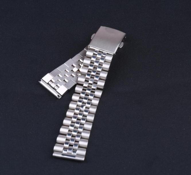 

Watch Bands 18mm 20mm Sliver Straight End Stainless Steel Jubilee Style Bracelet For2724288