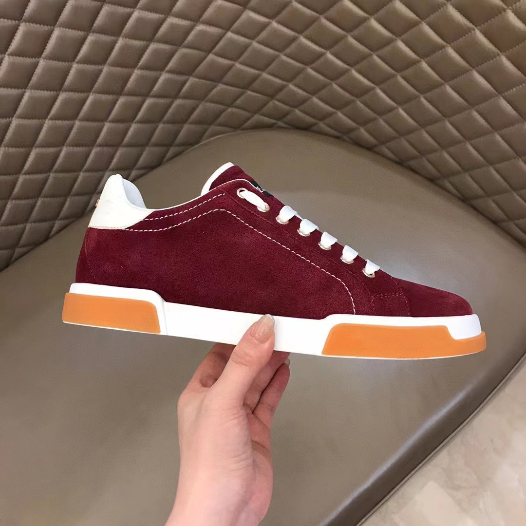 

luxury Designer Casual Shoes Men Shoes Vintage Platform Trainers P Shoes Leather Sneaker With Box free ship shoe shoe designer man topshoesfactory DD2023, Red