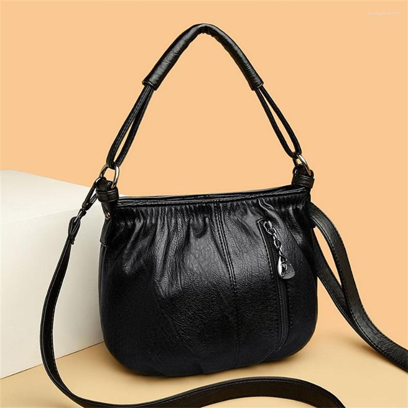 

Evening Bags High Quality Soft Leather Shoulder Crossbody For Women 2023 Fashion Purses And Handbags Luxury Designer Ladies Handbag Sac, Green