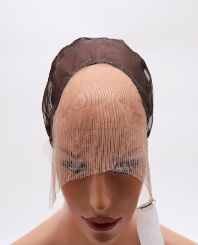 

DIY Wig Making Caps French Kind of Lace Front Wig Weaving Medium Brown Cap with adjustable Strap for Making Wigs5965885