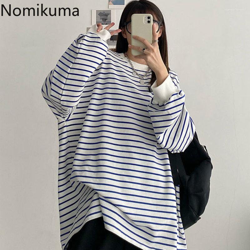 

Women's Hoodies Y2k Sweatshirts Women Clothing Fashion Striped Oversized Tops Clothes For Teens Streetwear Casual Korean Ropa Mujer, White