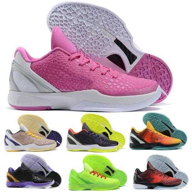 

Shoes Protro 6 6s Kay Yow Think Pink Grinch Challenge Red Mamba BHM Volt Laker Zoom Zk Men Sneakers, Green