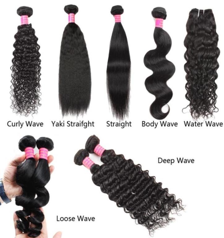 

Meetu Hair 2 Bundles 828 inch Brazilian Human Hair 8A Loose Wave Yaki Straight Deep Curly Body Wave Straight Water Wave Whole556503826328, Natural color