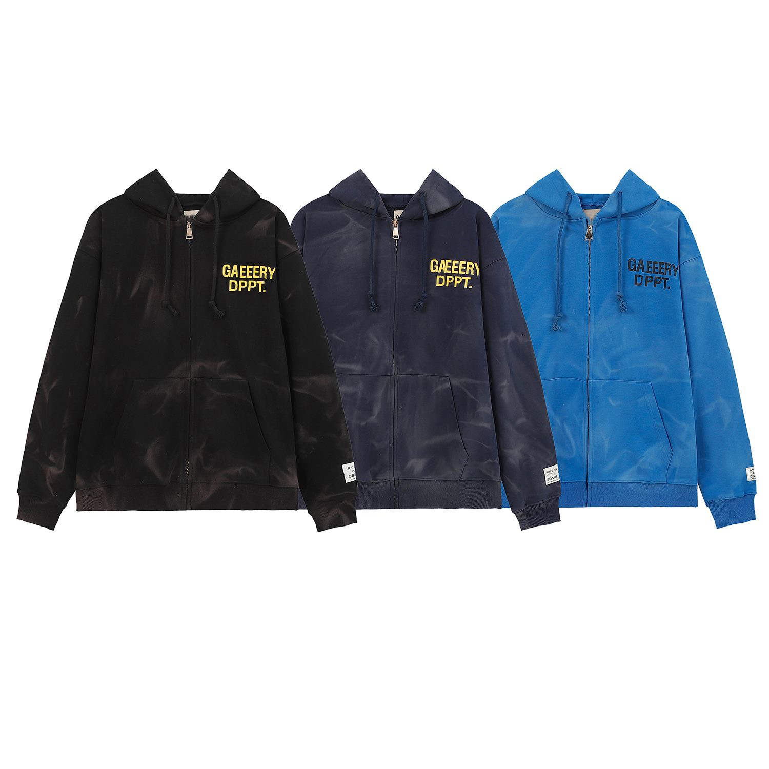 

Men' designer hoodie Jacket Black Blue letter camouflage gradient hoodie Sweatshirt Men' and women' long-sleeved hoodie jacket Casual sport coat, Navy blue