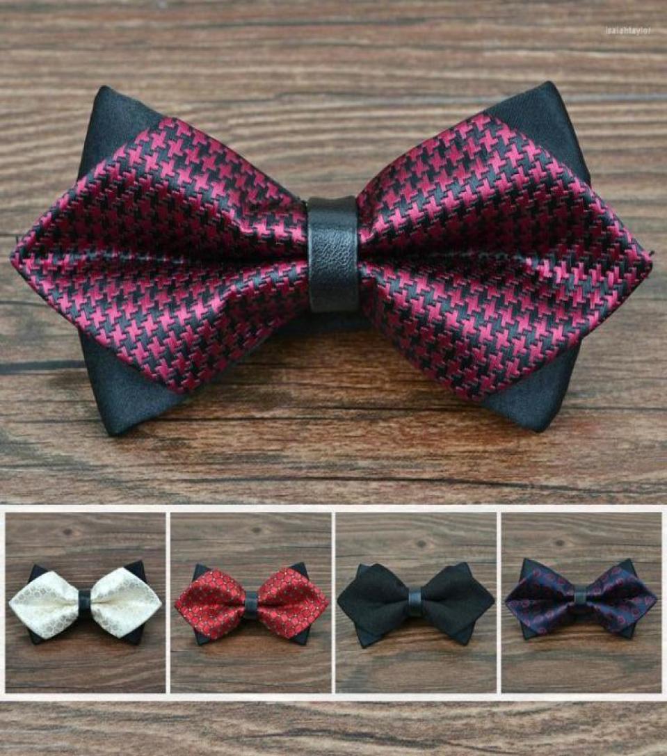 

Bow Ties 2022 Fashion Men039s For Wedding Groom Elegant Club Banquet Anniversary Butterfly Tie Mens Business Bowtie With Gift B7531274