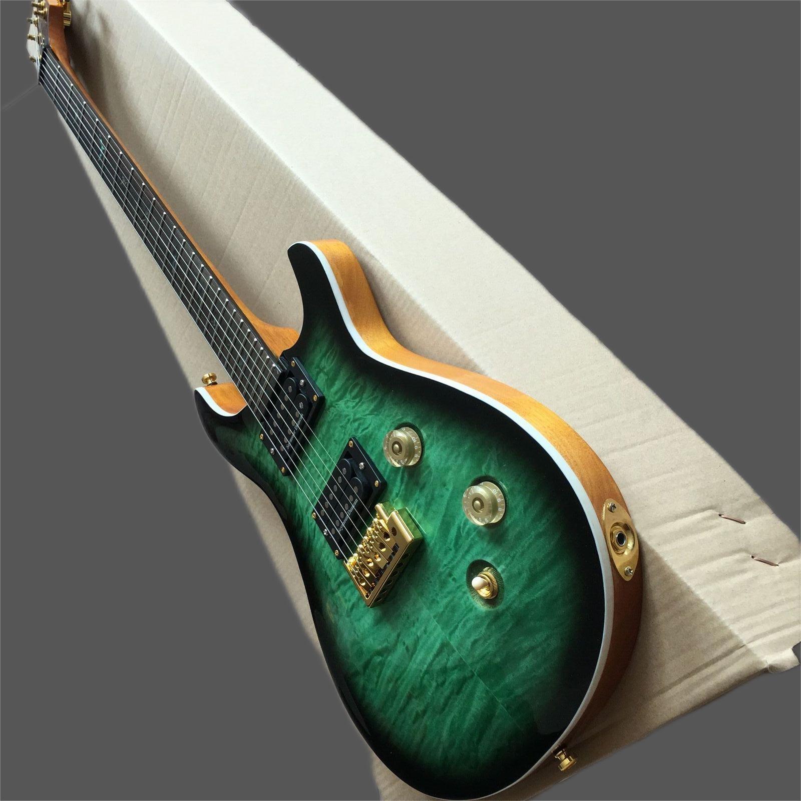 

Factory custom hand green prs electric guitar 6 strings, high quality pickup