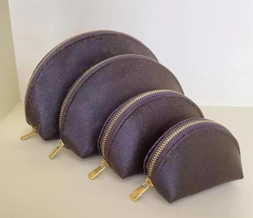 

Designer 4pcs/set Women Cosmetic Bags Fashion Makeup Bag Travel Pouch make up Ladies Cluch Purses Organizadors Toiletry Bag Wallet Purse Chakia, Black grid