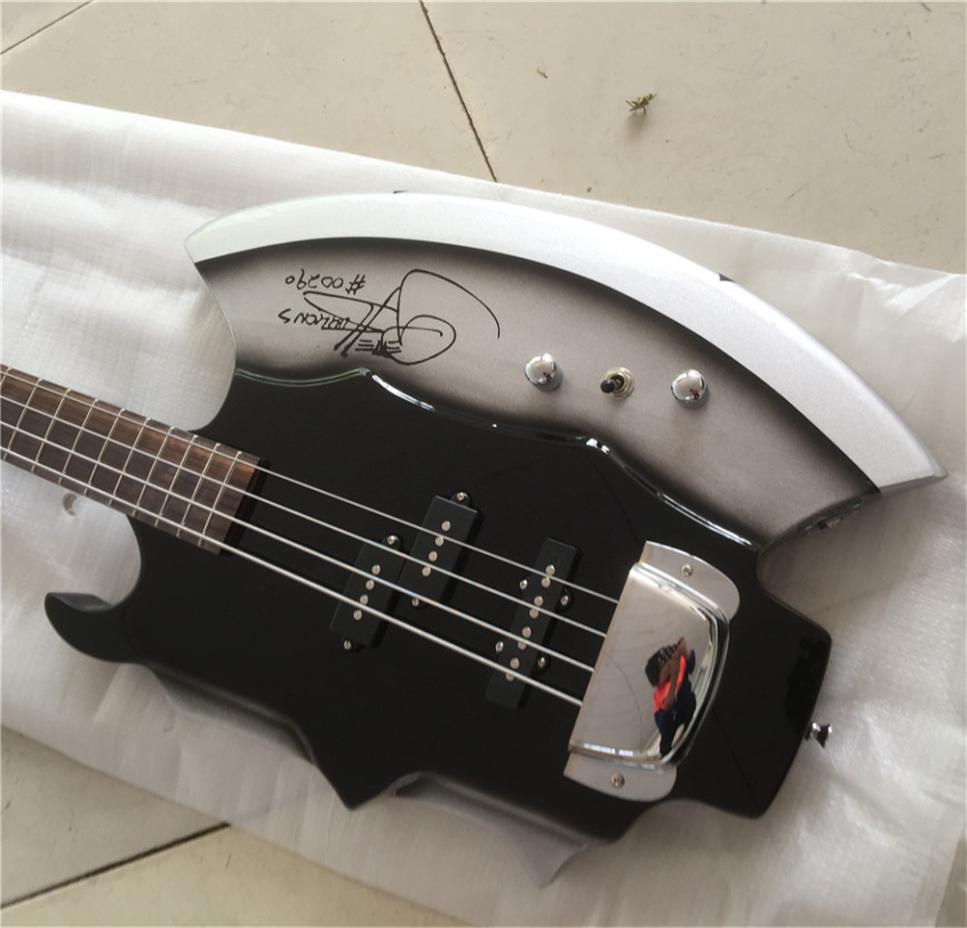 

Custom Rare 4 Strings Gene Simmons GSAXE2 Bass Signature Electric Gitar Bass In stock For 6573408