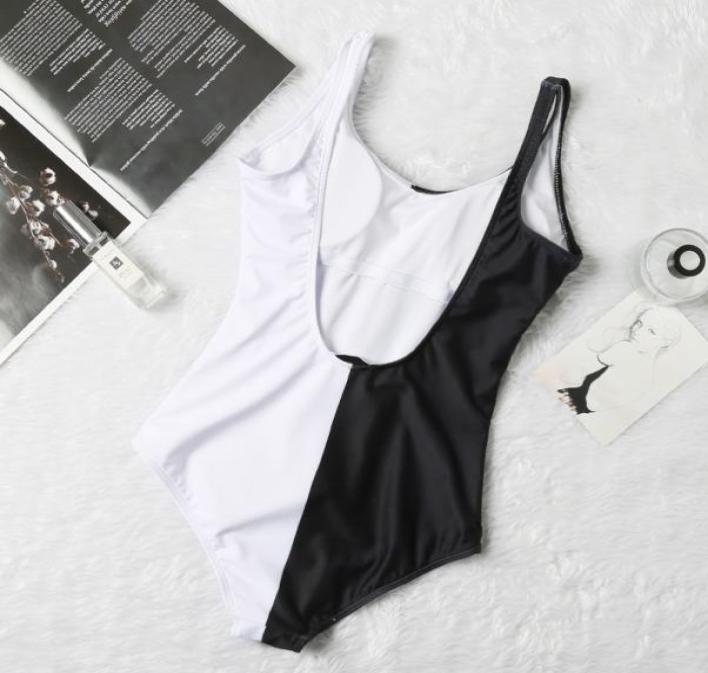 

Black White Colors Styles Fashion Swimwear Bikini Set For Women Girl Swimsuit with Pad Bandage twoPiece Sexy Bathing Suit7651957