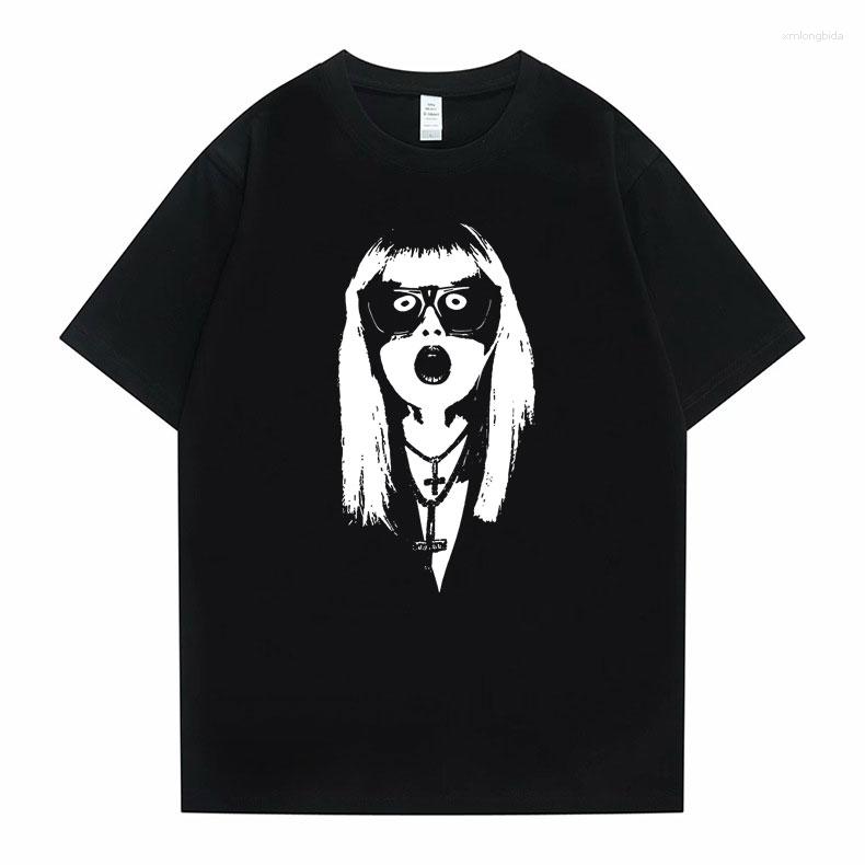 

Men's T Shirts Destroy Lonely No Stylist Print Shirt Men Women Fashion Oversized T-shirts Men's Vintage Rock Loose Tshirt Male Hip Hop, Red