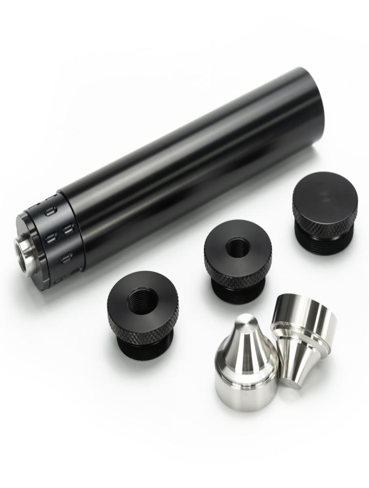 

Tactical Accessories 145quotOD 7quotL Fuel Filter Aluminum Tube Radial Skirted Cup Solvent Trap with Stainless Steel 12x28 9791562
