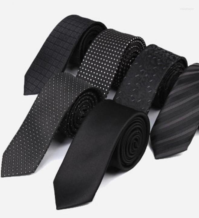 

Bow Ties Q Classic 6cm Men039s Casual Slim Polyester Woven Party Neckties Black Dot Fashion Mens Business Bowtie Wedding Stripe5513296