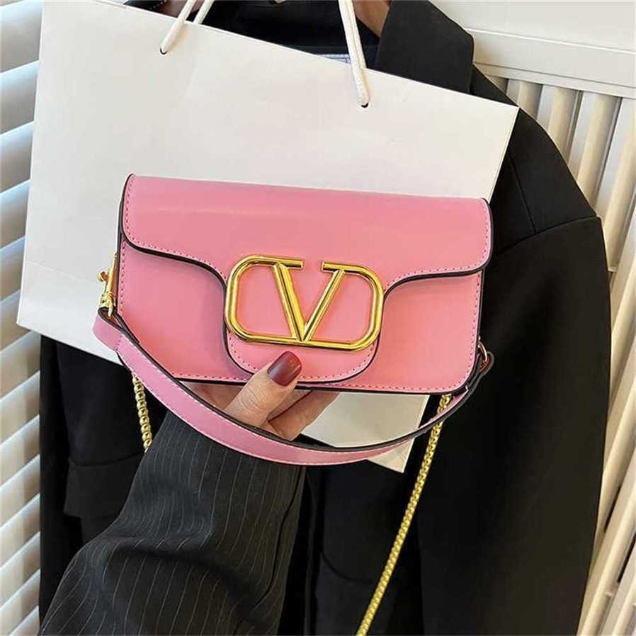 

2023 Spring New Advanced Trendy Women's Bag Simple Shoulder Bag Underarm Chain Women's Bag Bags 70% Off Outlet Online 00UX, Large pink
