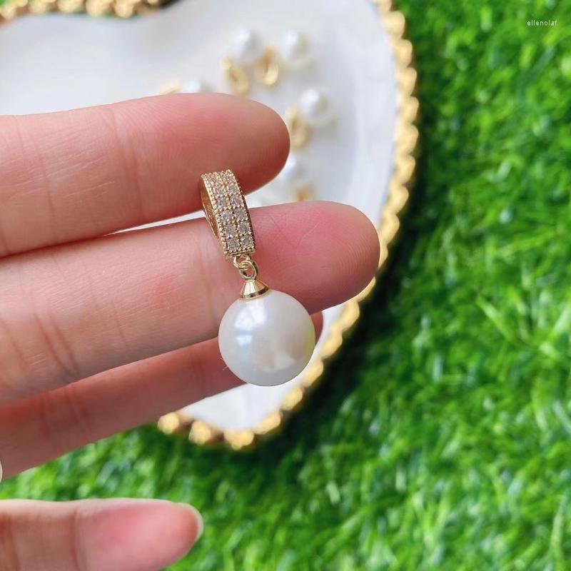 

Pendant Necklaces 5Pcs Fashion Women Jewelry White Pearl Shell Trendy Party Gift Dainty Gold Necklace Gord22