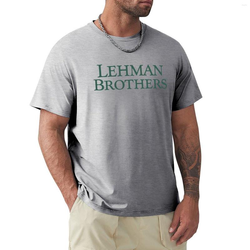 

Men's Polos Lehman Brothers T-Shirt T-shirts Man T Shirt Men's Cotton, Navy