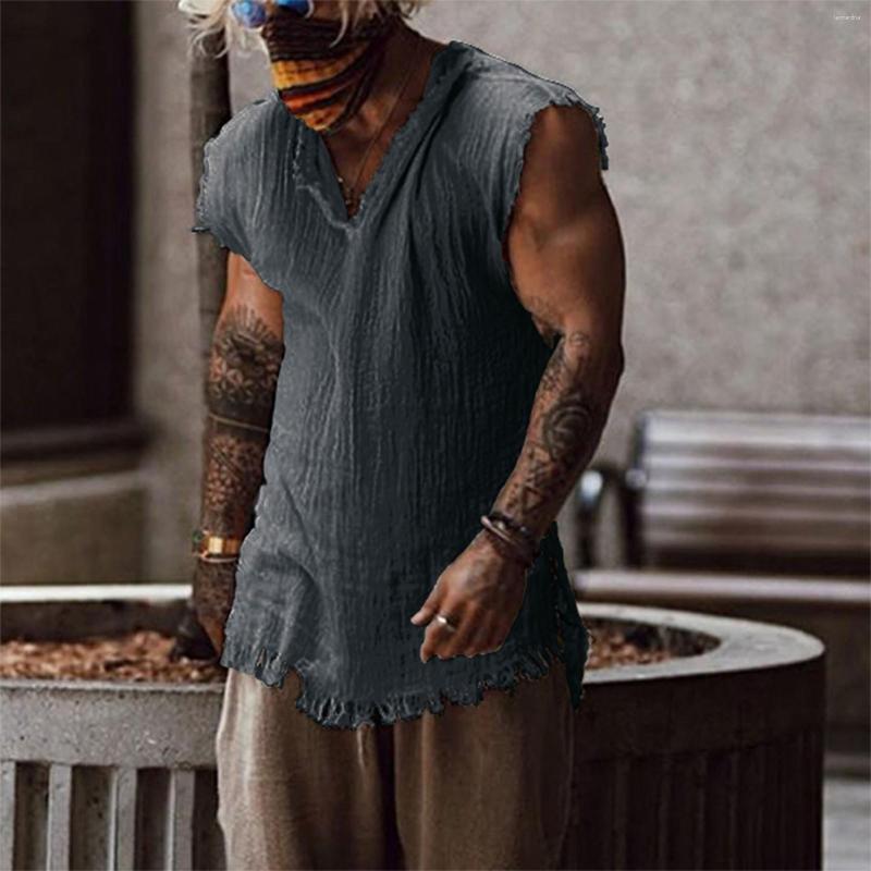 

Men's Tank Tops Top For Men Quick Dry Sleeveless Shirts Summer Mens Fitness Clothing Loose Gym Clothes Workout Solid Color Vest, Blue