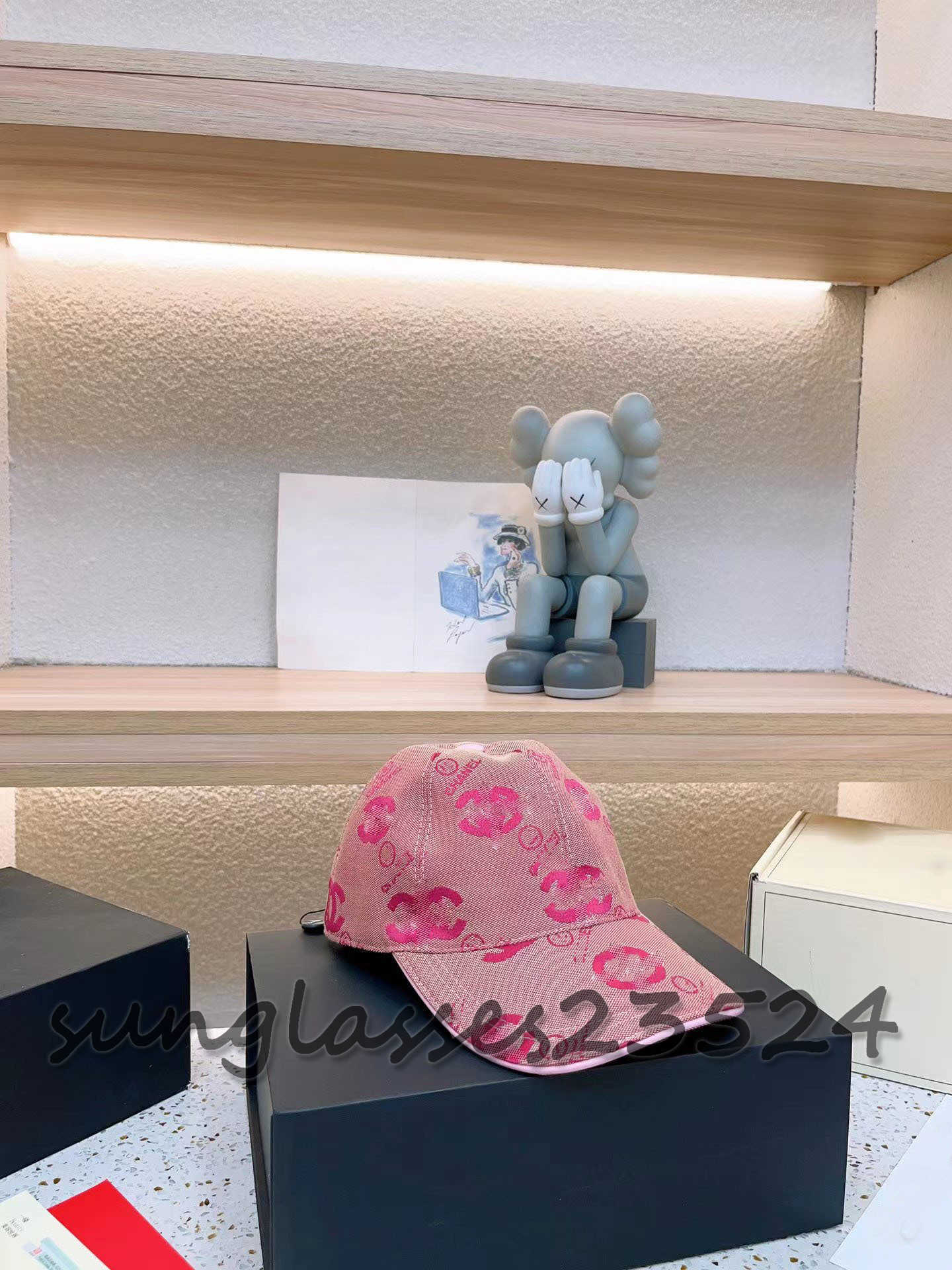 

Luxury Designer Alphabet Baseball Cap Fisherman Hat Women's Hat Men's Hollow Embroidery Sunshade Fashion Casual Design Hat Sunscreen Super high quality Rose pink