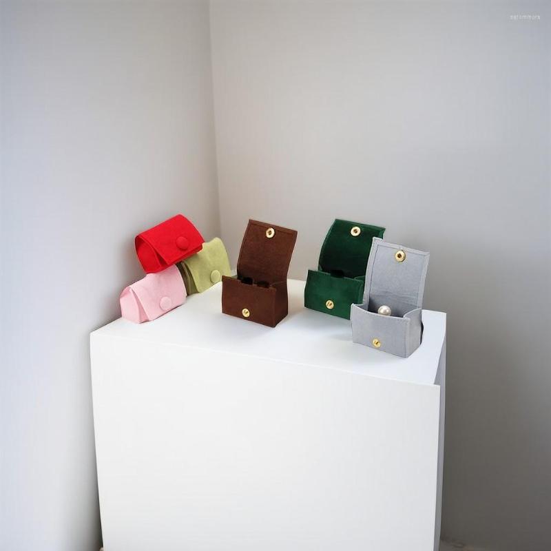 

Jewelry Pouches 10pcs Mini Storage Bag For Earring Travel Women Rings Holder Case