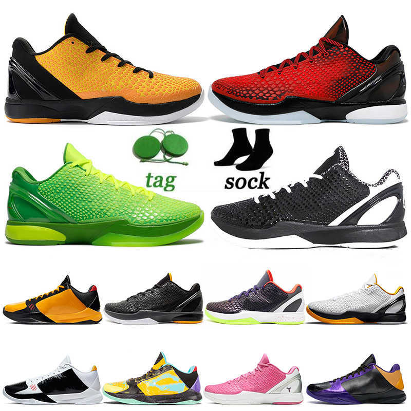 

Sale Mamba Zoom 6 5 Proto Mambacita Mens Basketball Shoes Grinch Black Del Sol BHM AllStar Big Stage Alternate Bruce Lee Chaos Dark Night Prelude trainers sports sneak, D13 white 40-46