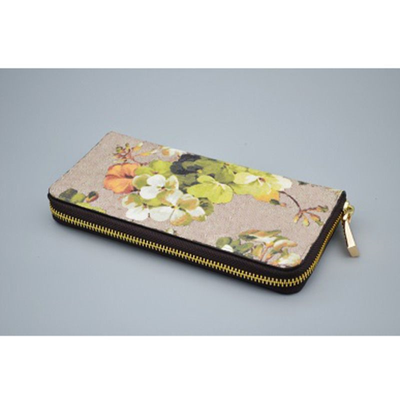 

new Original High Qualitys Designers Wallets Purses Fashion Long Zippy Flower Wallet Classic brief Zipper Pocket Pallas Bag Zipper Coin Purse, Box